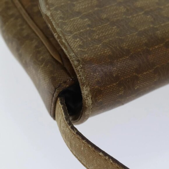 CELINE Macadam Canvas Shoulder Bag PVC Beige - Picture 7 of 15